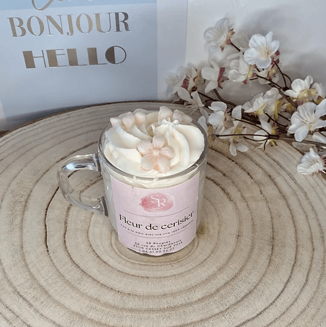 Bougie gourmande « Fleur de cerisier » 