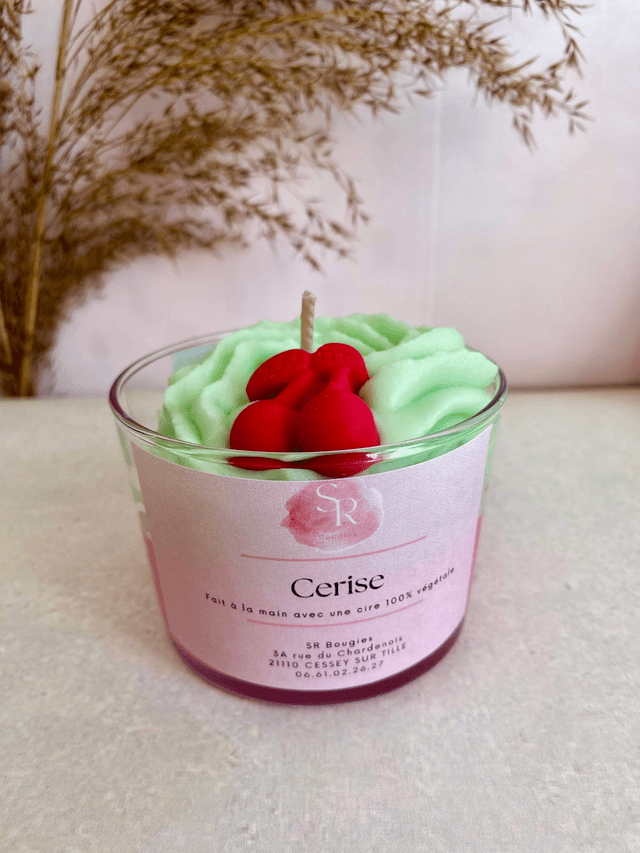 Bougie gourmande « Cerise »