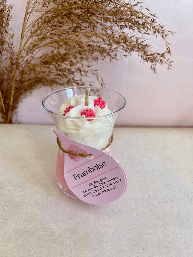 Bougie gourmande « Framboise » 