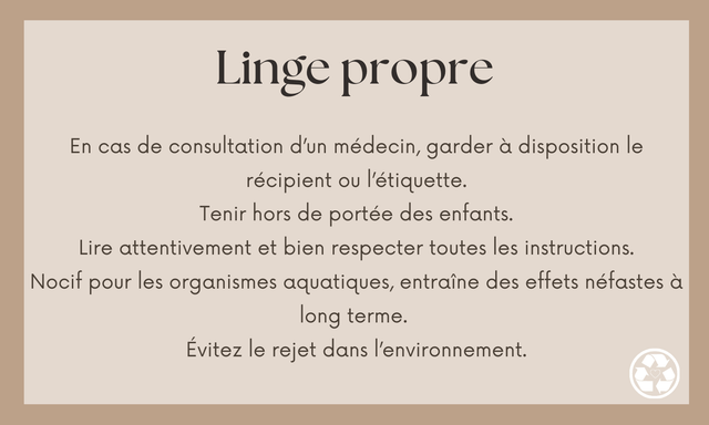 Bougie gourmande « Linge propre » 