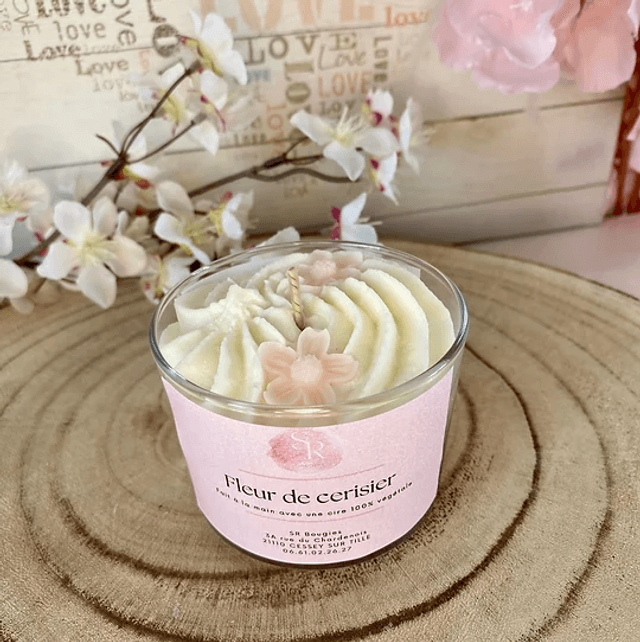 Bougie gourmande « Fleur de cerisier » 