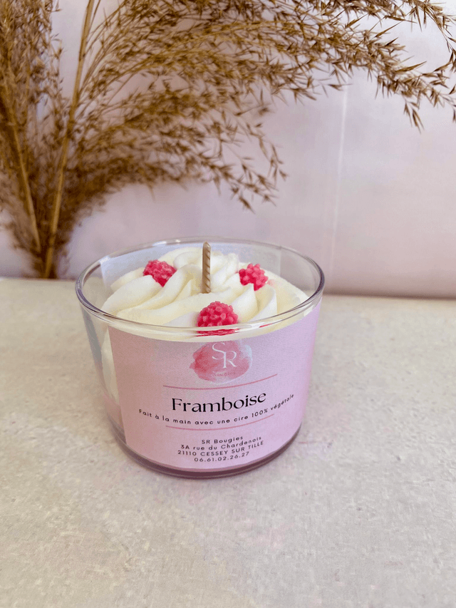 Bougie gourmande « Framboise » 