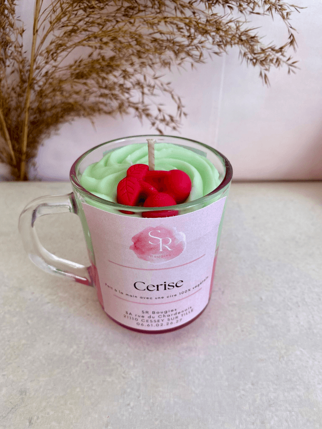 Bougie gourmande « Cerise »
