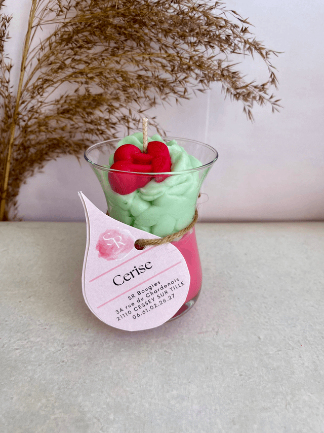 Bougie gourmande « Cerise »