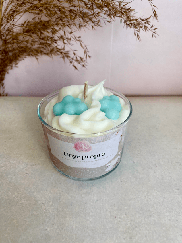 Bougie gourmande « Linge propre » 