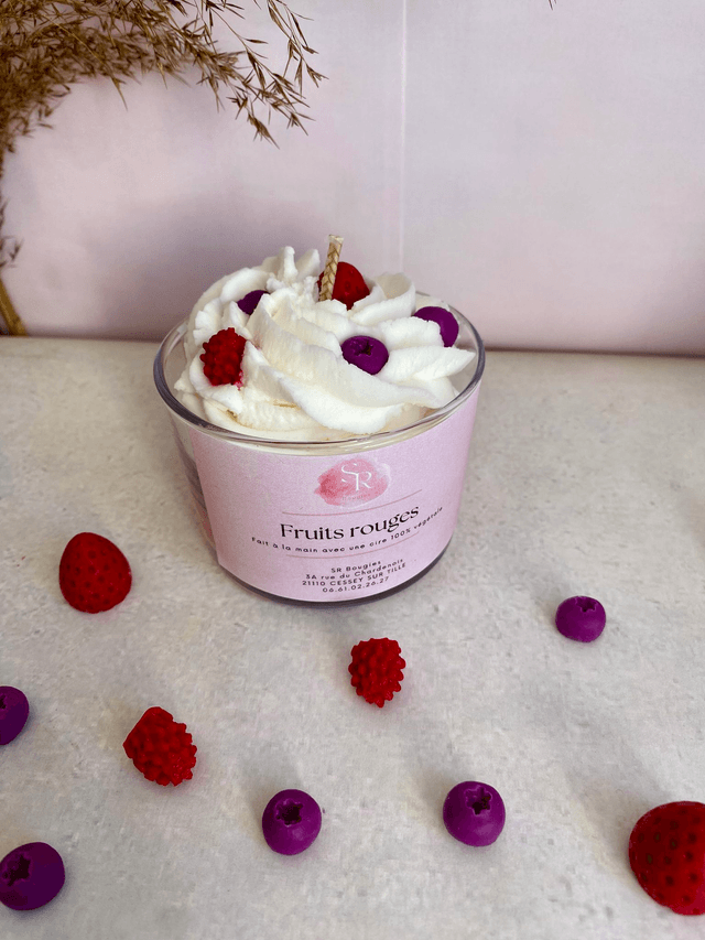 Bougie gourmande « Fruits rouges» 
