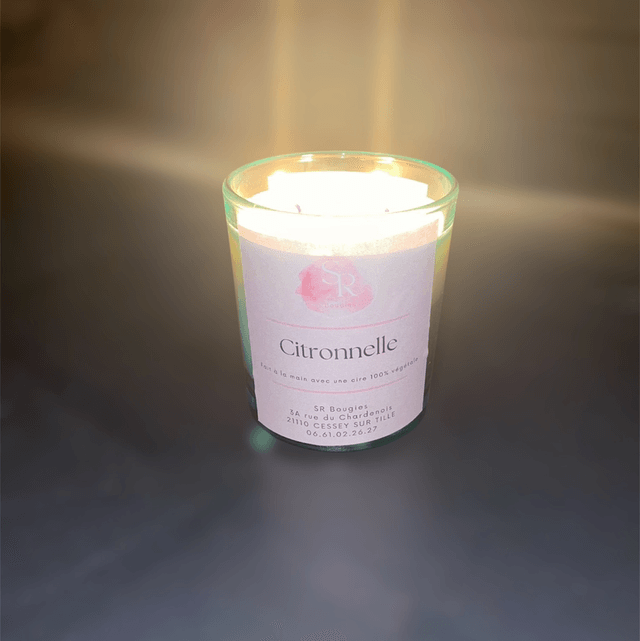 Bougie à la citronnelle 