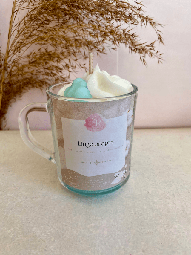 Bougie gourmande « Linge propre » 