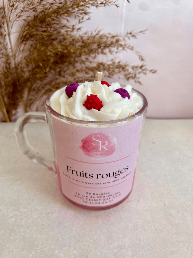 Bougie gourmande « Fruits rouges» 