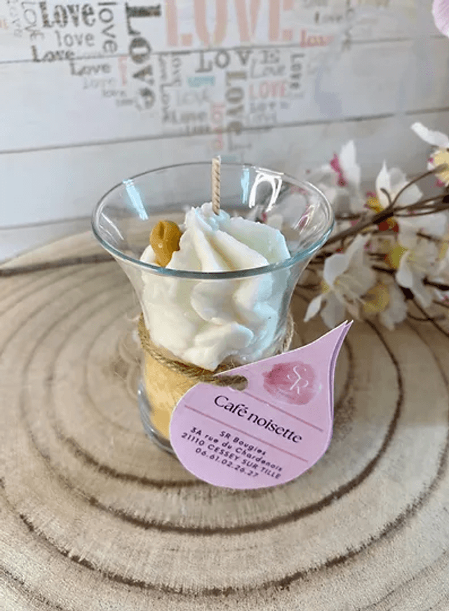 Bougie gourmande « Café noisette »