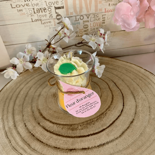 Bougie gourmande « Fleur d&#039;oranger » 