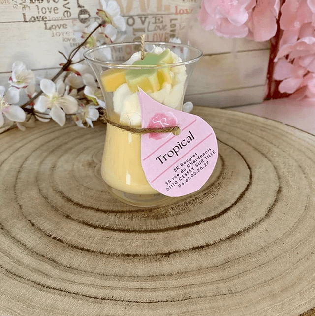 Bougie gourmande « Tropical »